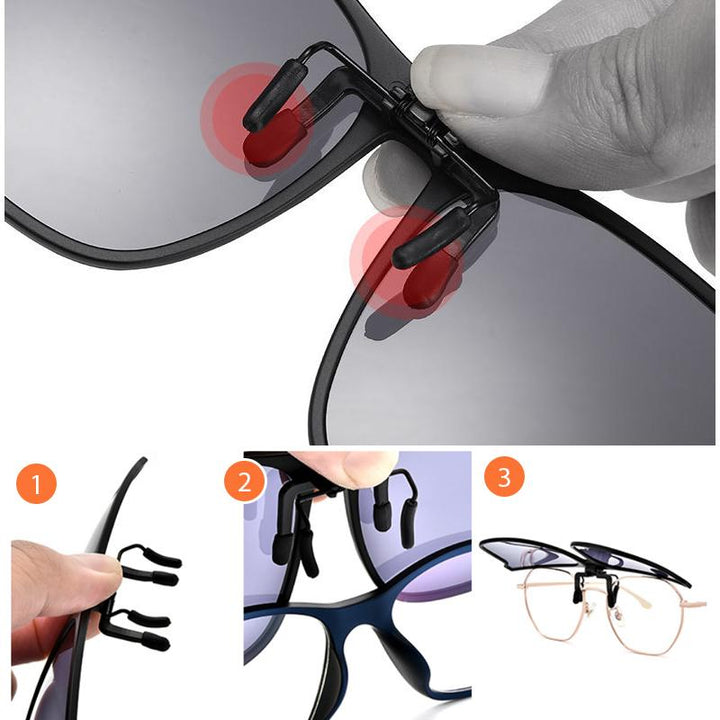 New Clip-On Polarized Sunglasses | Kalsten