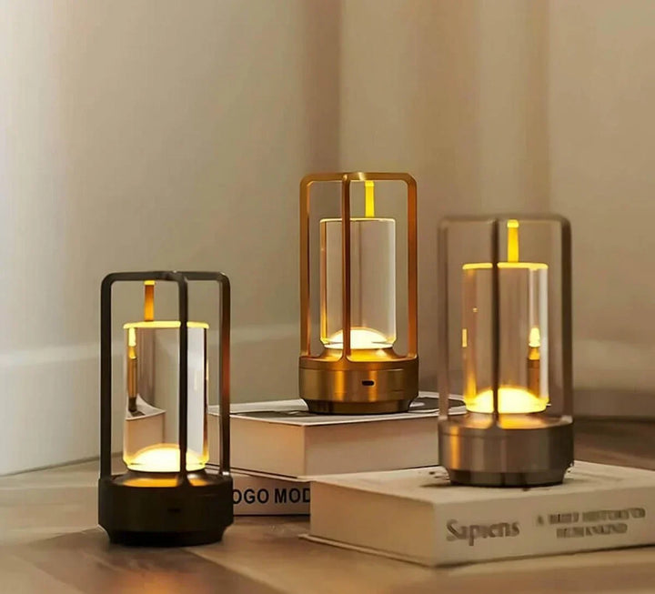 Waterproof and Portable Crystal Table Lamp - AuroraGlow | Noxord