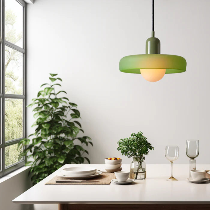 Bauhaus Colorful Glass Pendant Lamp Kalsten