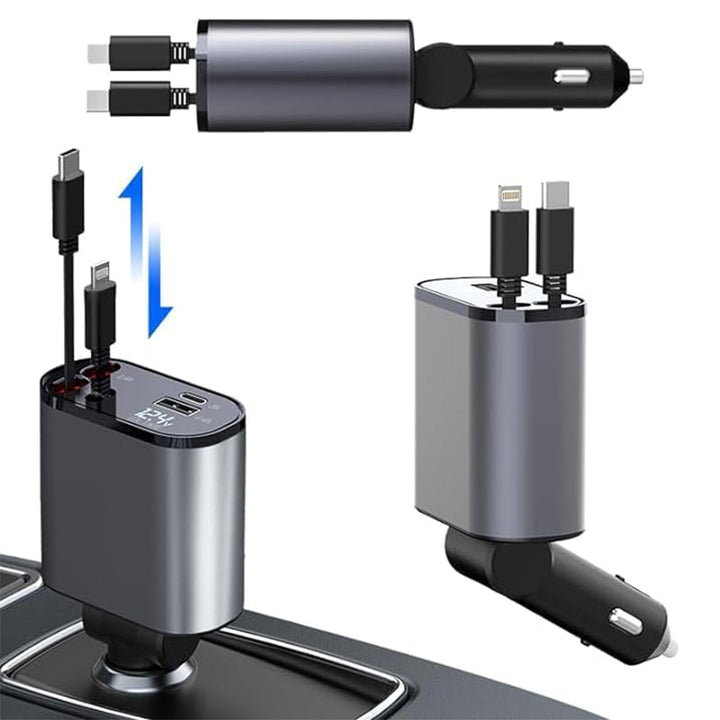 4 in 1 Quick Car Mobile Charger | Kalsten