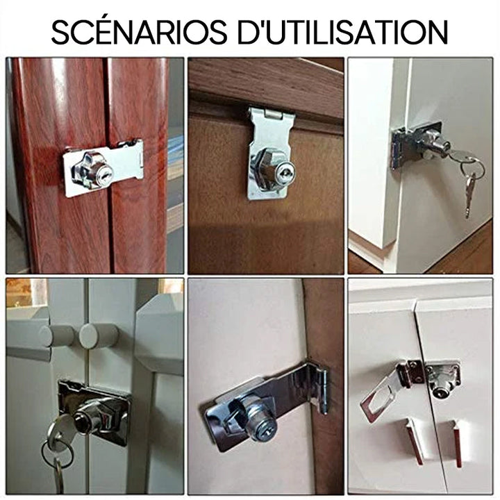 Drawer locks without punching | Kalsten