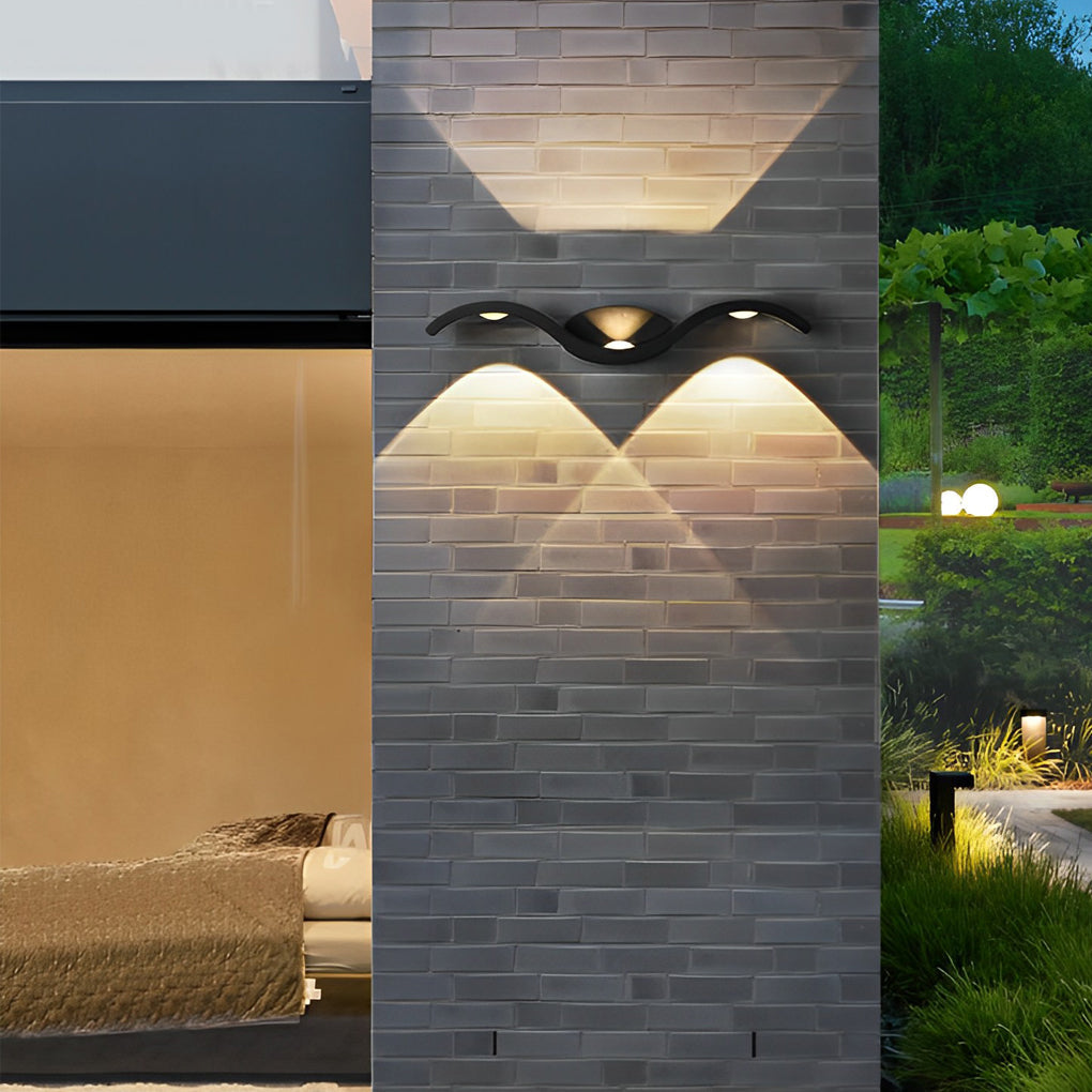 Outdoor LED Up & Down Wall Lamp Noxord