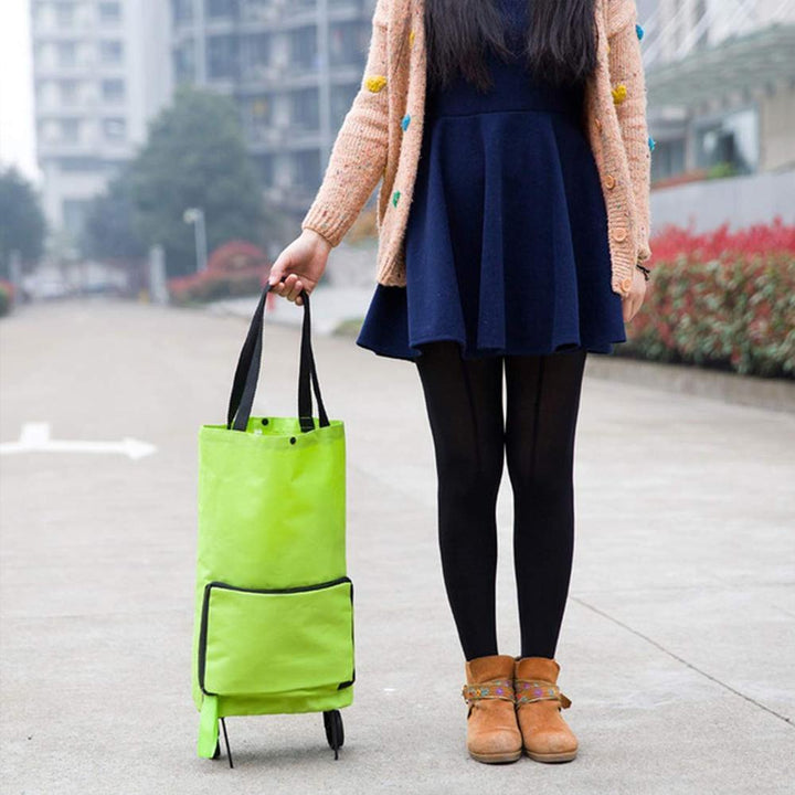 Portable collapsible shopping cart | Kalsten