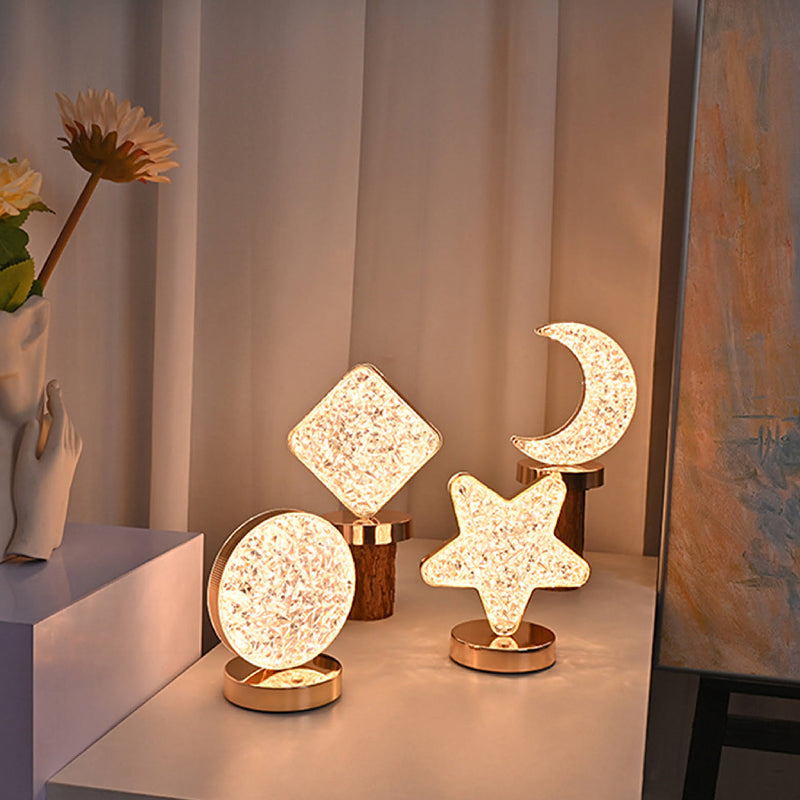 Star Moon Metal Table Lamp | Noxord