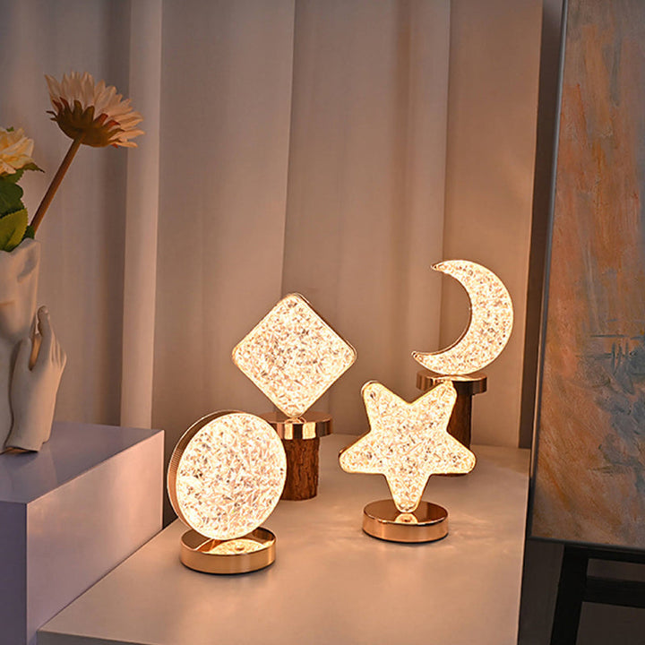 Star Moon Metal Table Lamp | Noxord