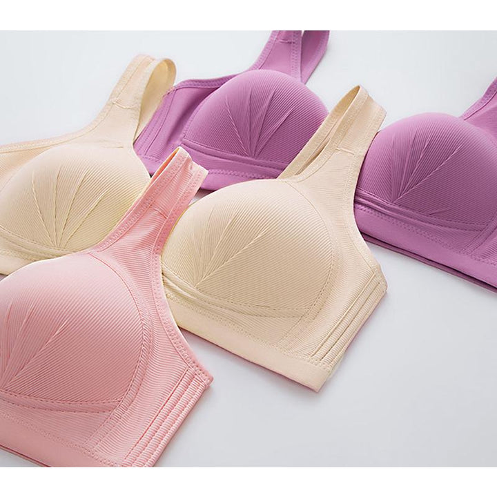 Kalsten | Plus Size Front Closure Elastic Push Up Comfort Bra