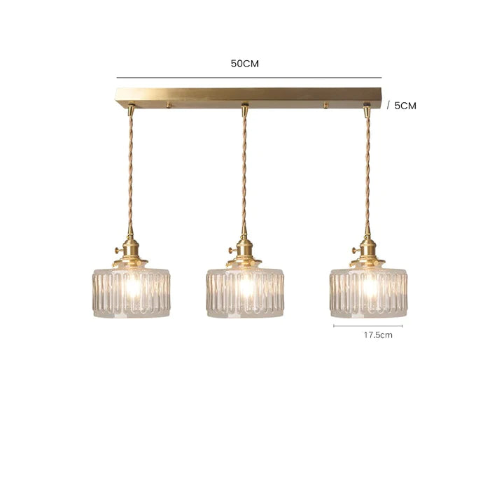 Vintage Crystal Pendant Lamp - Celeste | Kalsten