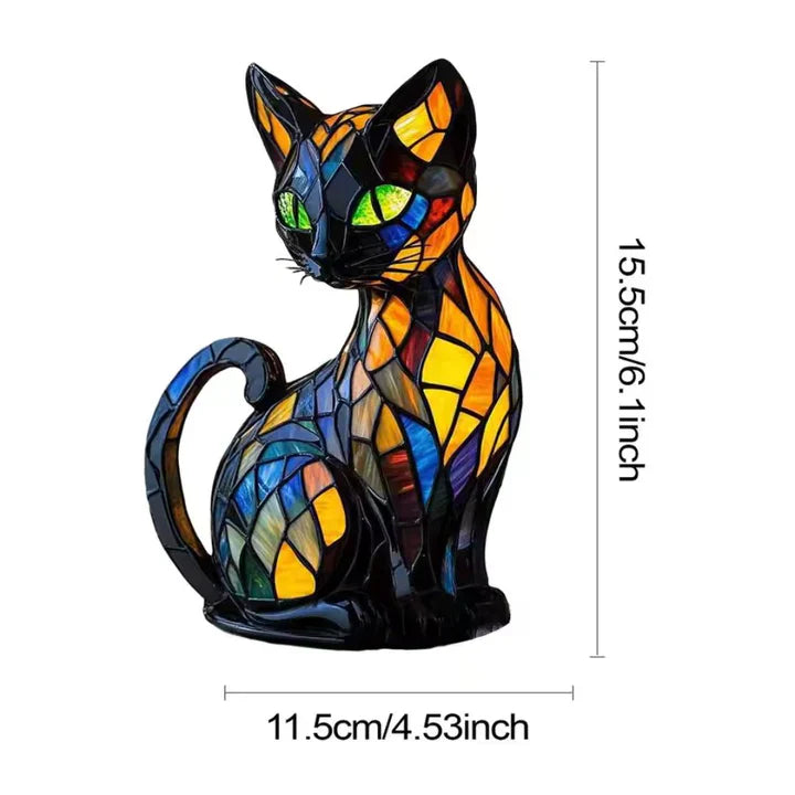 Lumikat Handmade Glow-in-the-Dark Cat Lamp – Ambient Lighting and Gift | Kalsten