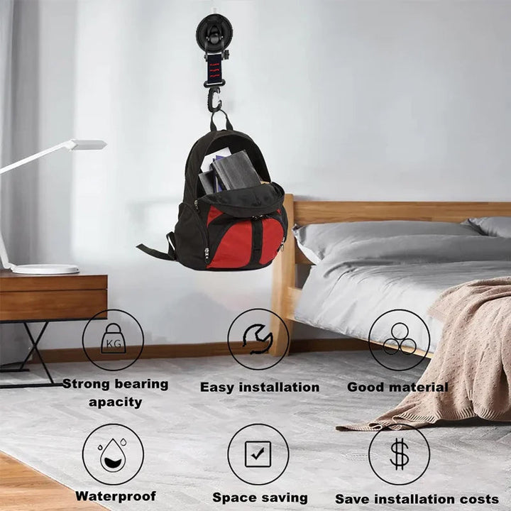 Heavy-duty vacuum suction cup with hook | Kalsten