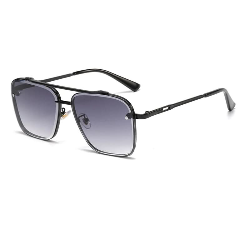 Kalsten | Men’s Gradient Lens Sunglasses with Large Metal Frame