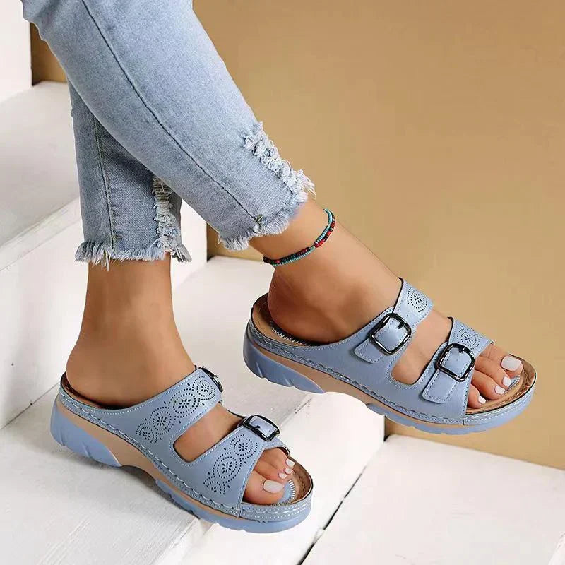 Kalsten | Women's Orthopedic Sandals made of Leather