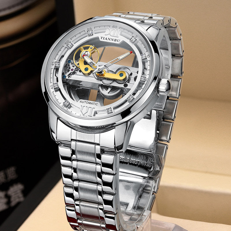 Noxord | Skeleton Tourbillon Ultra Thin Automatic Mechanical Watch