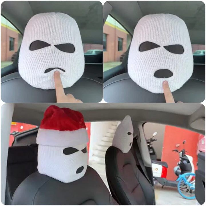 Personalized funny hat for car seat head cover | Kalsten