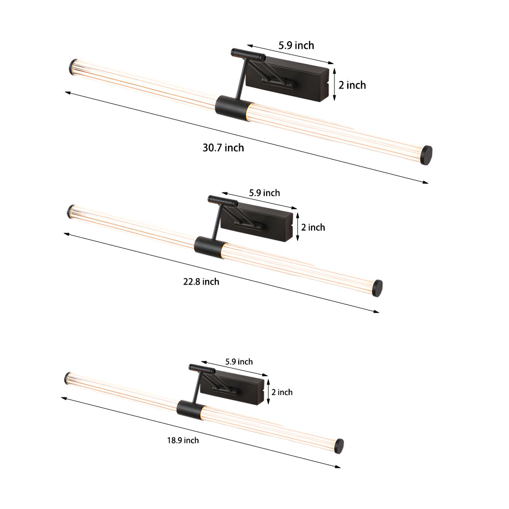 Foldable LED Vanity Light with Dual Adjustable Arms and 360-Degree Lighting | Noxord