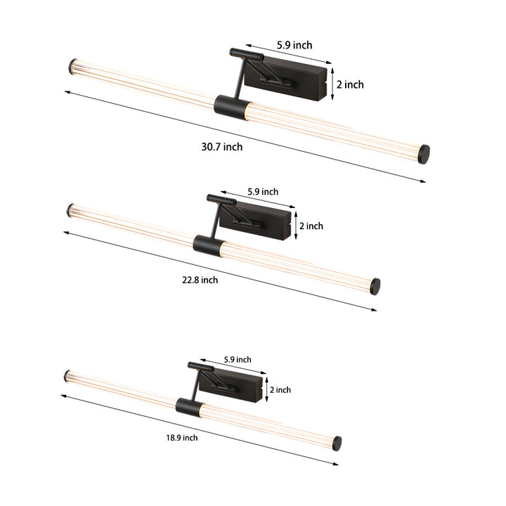 Foldable LED Vanity Light with Dual Adjustable Arms and 360-Degree Lighting | Noxord