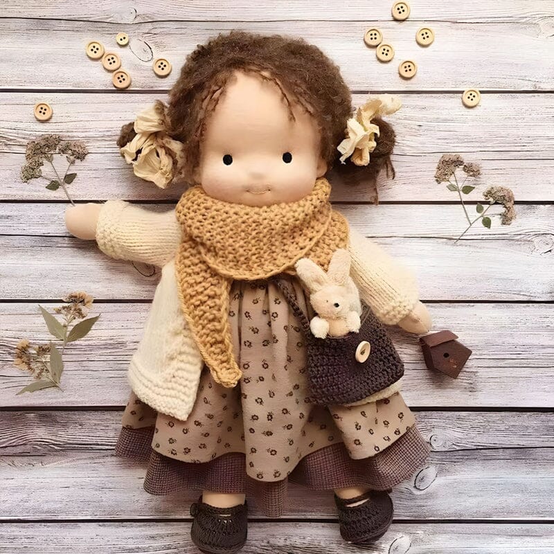 Handmade Waldorf doll Kalsten