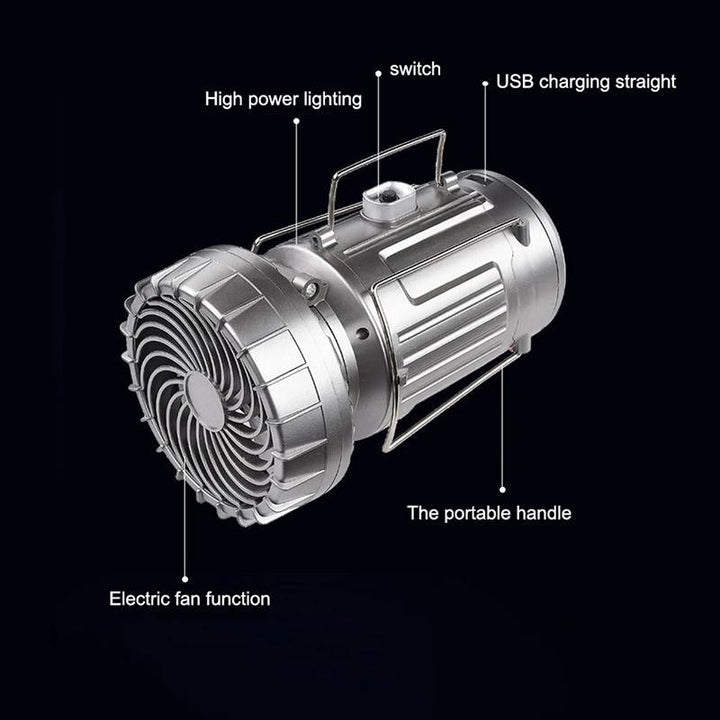 Outdoor LED Camping Light with Fan | Kalsten