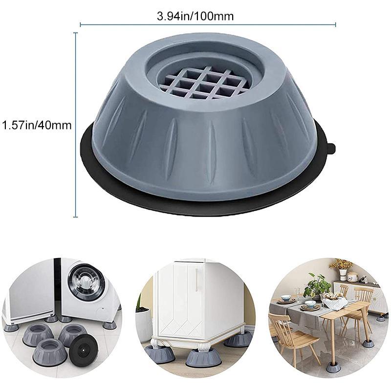 Anti-vibration washing machine support (4 pieces) | Kalsten