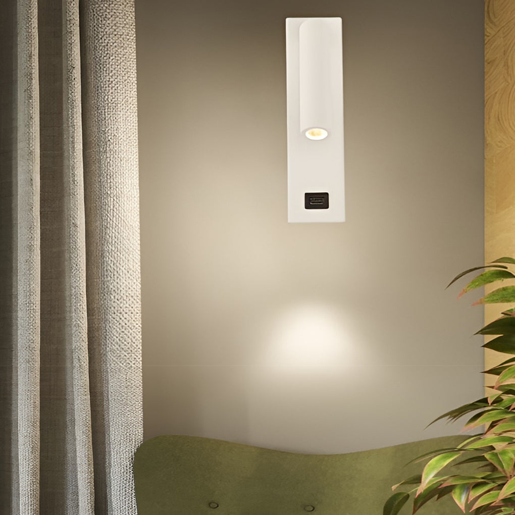 ArtiLicht Luxury Wall Lamp with Adjustable LED and USB Charging Port Noxord