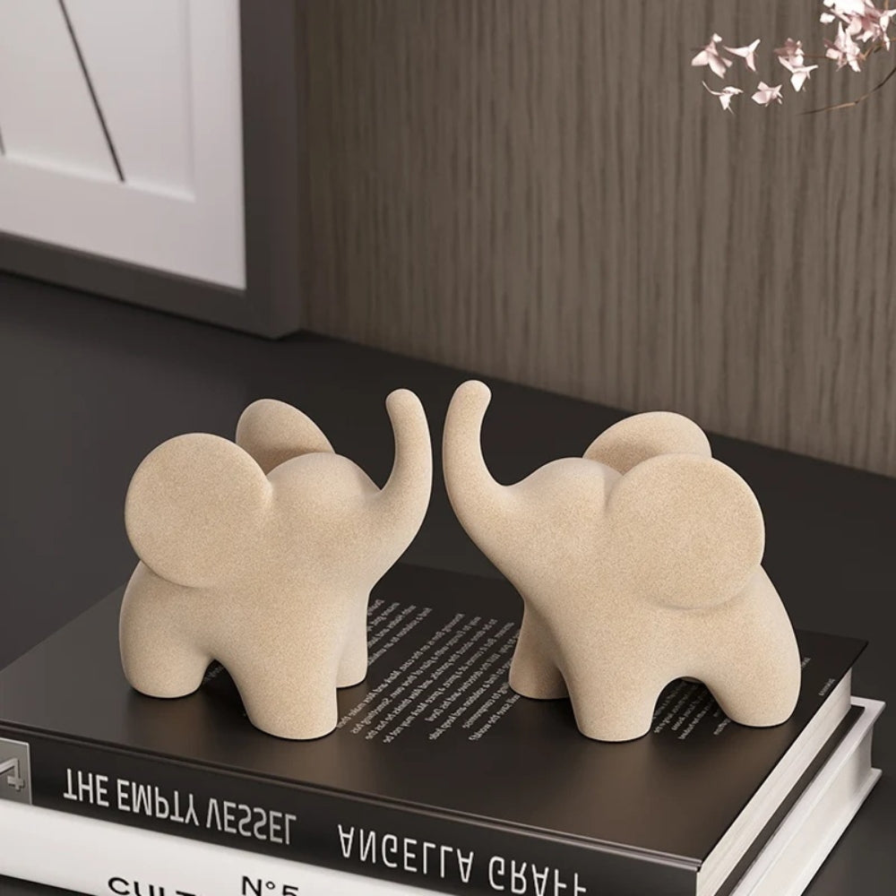 Noxord | Eclectic Elephant Resin Figurines