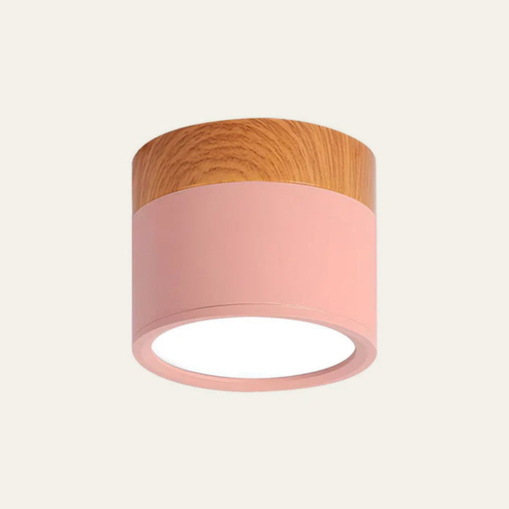 Modern Cylinder LED Flush Mount Ceiling Lamp Noxord