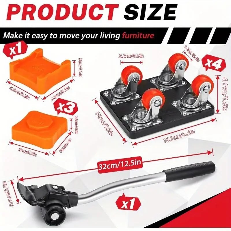 GlideMate — Heavy furniture moving made easy – Back-friendly, scratch-free and stress-free! | Kalsten