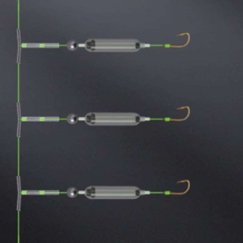 Noxord | 3 hooks Anti-drift bottom fishing rig