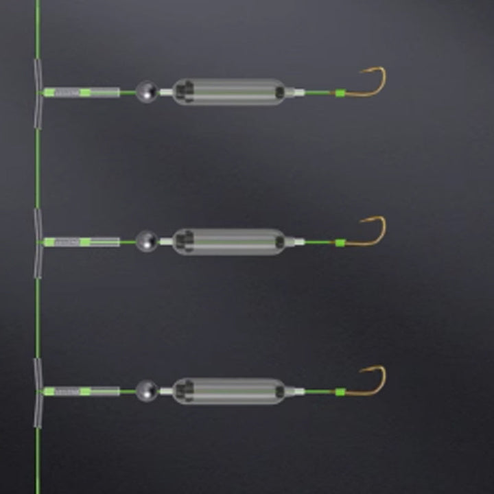 Noxord | 3 hooks Anti-drift bottom fishing rig