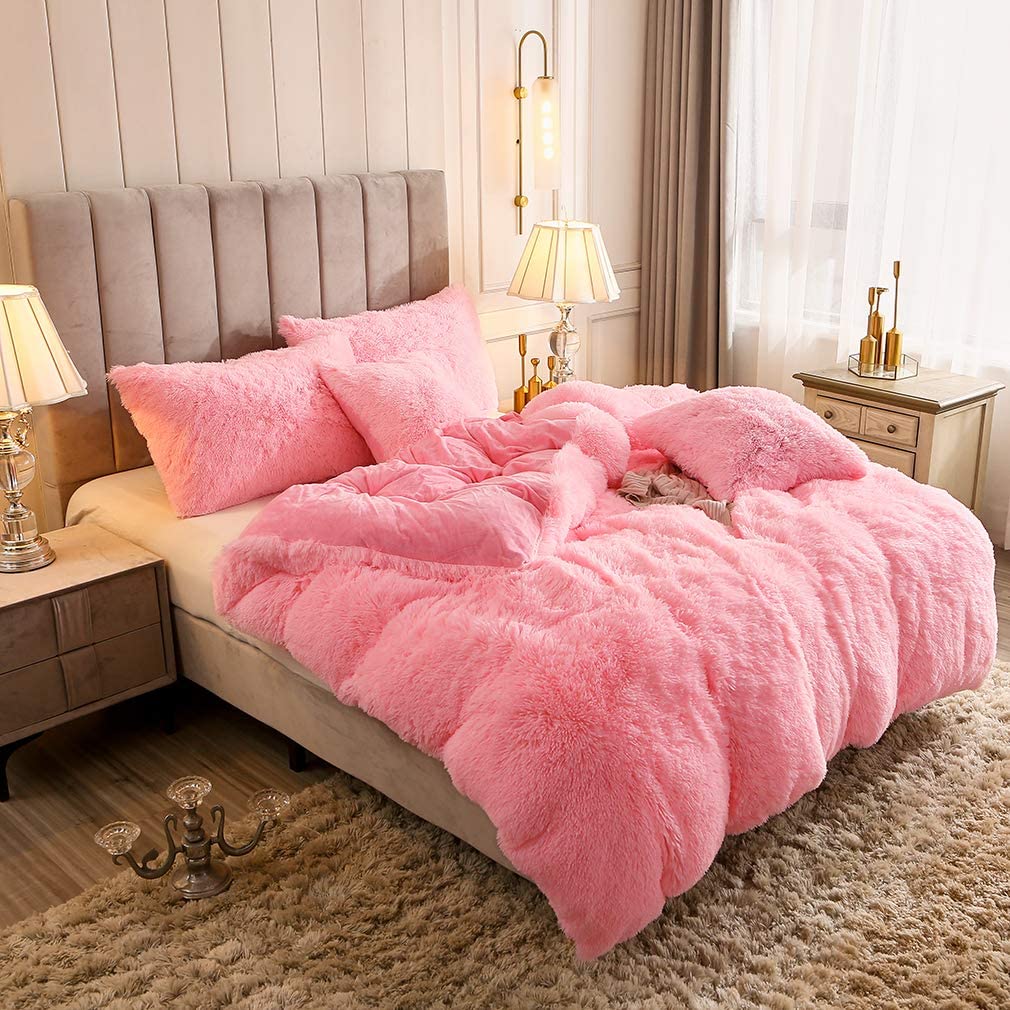 Ultra Soft Plush Duvet Cover Set with Zipper - Luxury & Comfort Kalsten