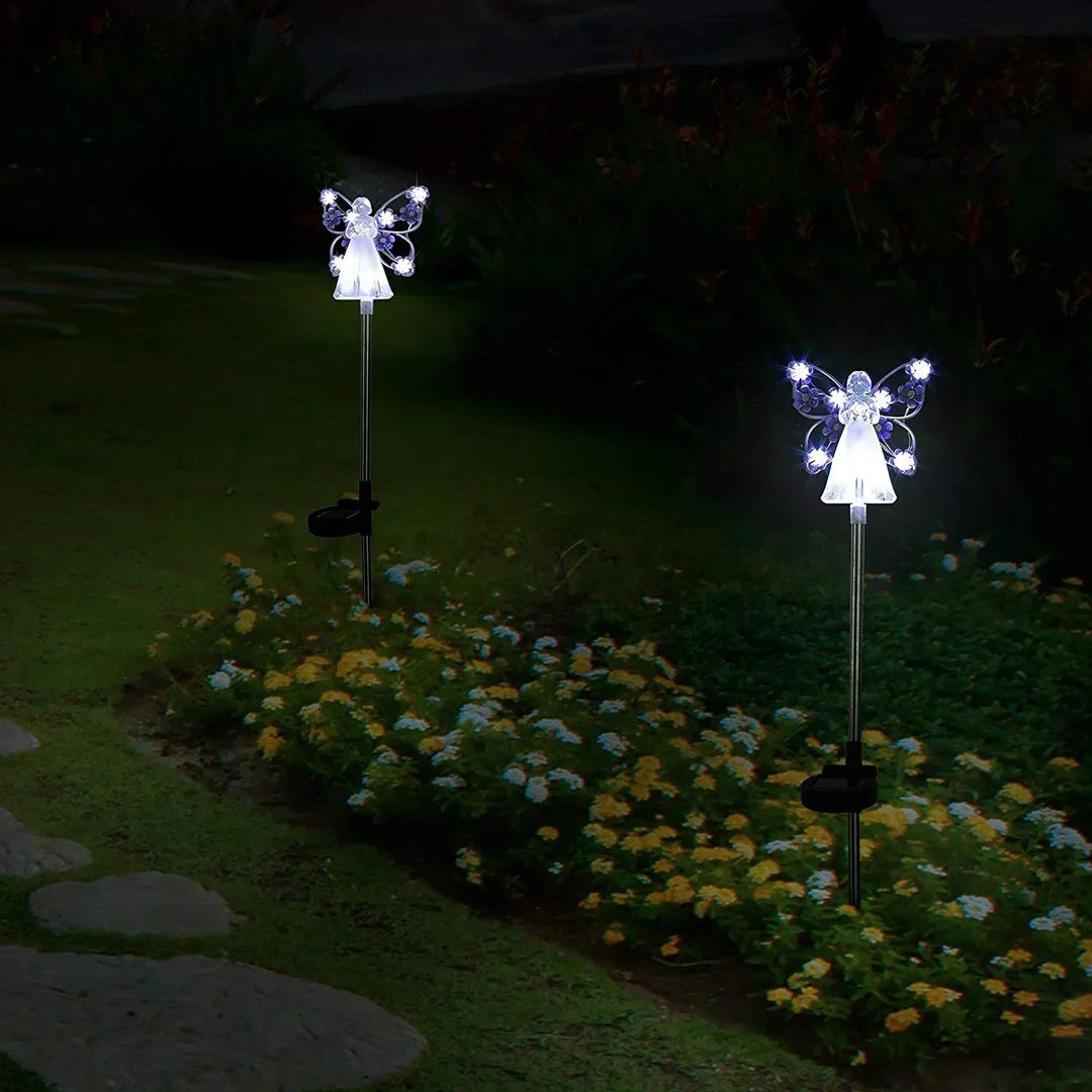 Kalsten | Luminous Haven Solar Angel LED Garden Light – Elegant Outdoor Illumination for Gardens and Memorials