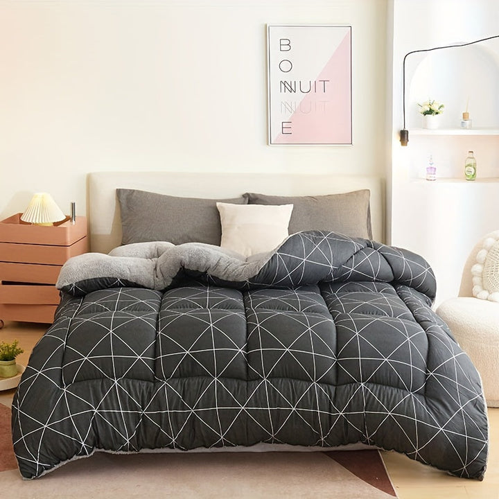 Luxury All-Season Duvet Insert with Geometric Patterns Noxord