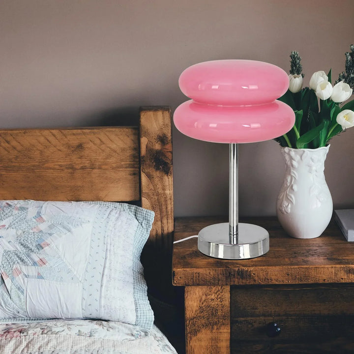 Retro Glass Shade Table Lamp Noxord