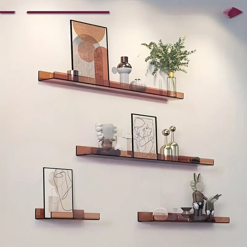 Kalsten | Floating Wall Shelf - Industrial Wall Shelf - Shower Shelf - Shower Board - Blue