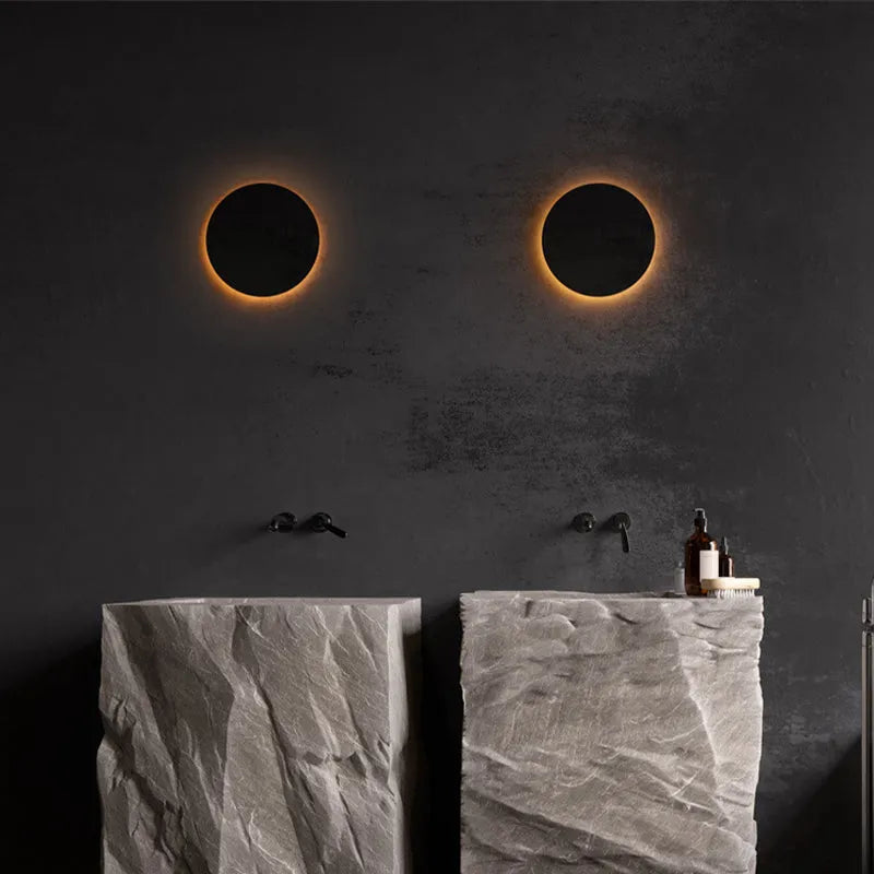 Modern Black Outdoor LED Wall Lamp Noxord