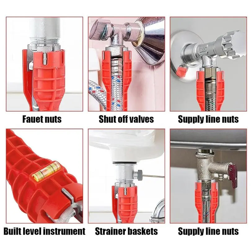 Kalsten | 8-in-1 Sink Wrench | Essential Plumbing Tool