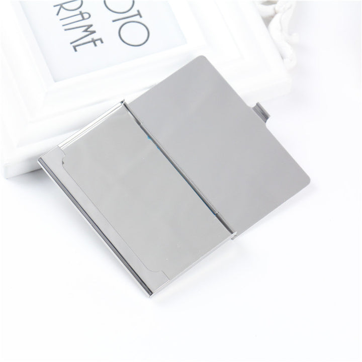 Sleek Metal Business Card Holder