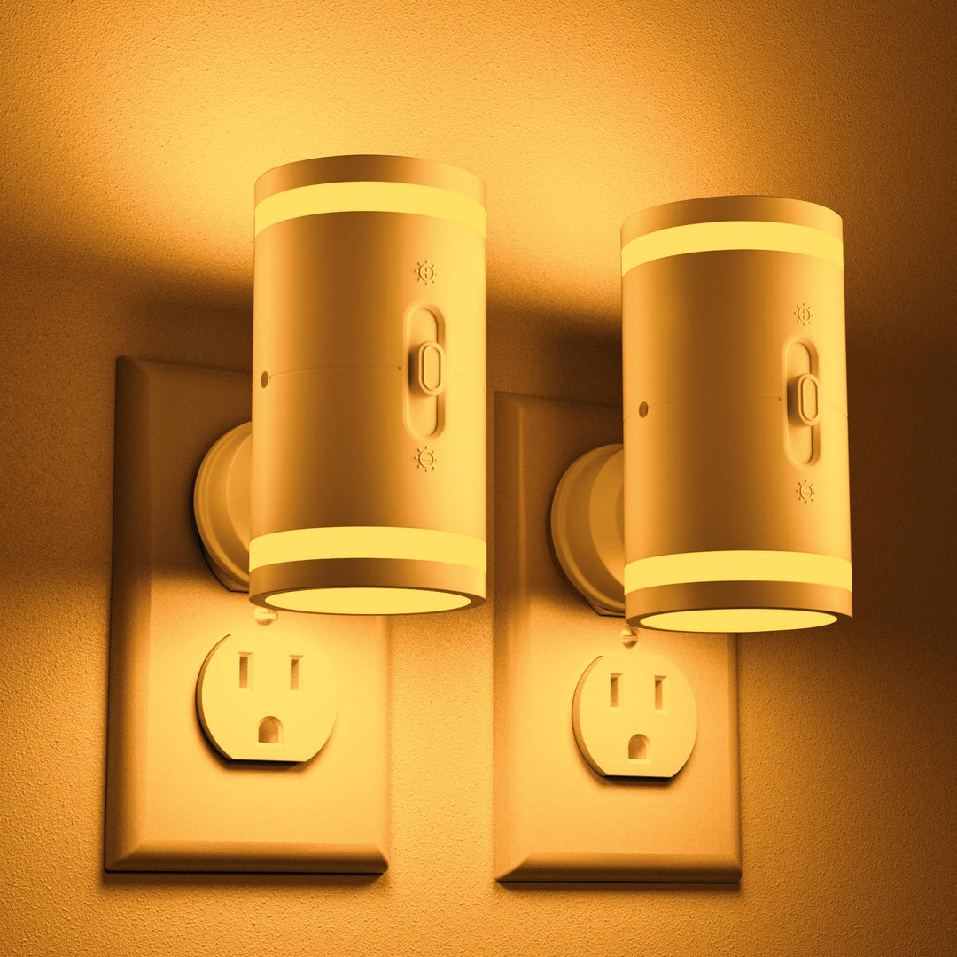 Dusk-to-Dawn LED Night Lights – 2 Pack