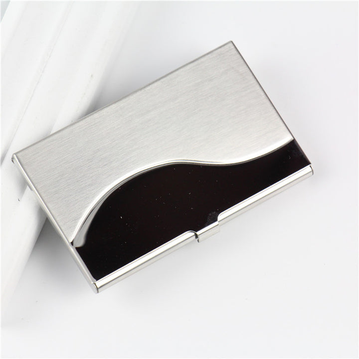 Sleek Metal Business Card Holder