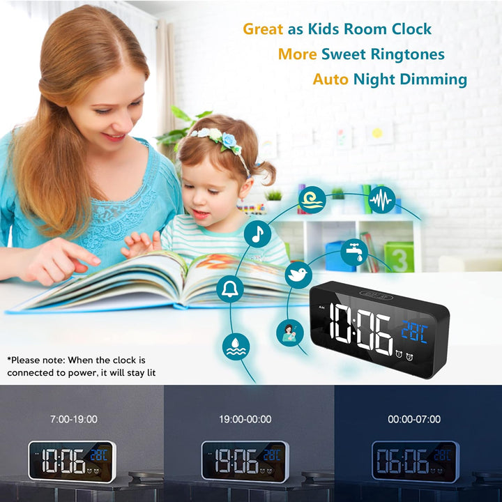 Kalsten | 11.5-Inch Digital Calendar Day Clock with 19 Reminders – Claryon