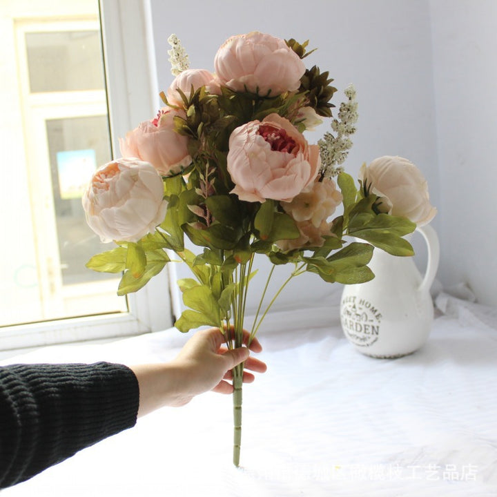 Luxurious Faux Peony Bouquet