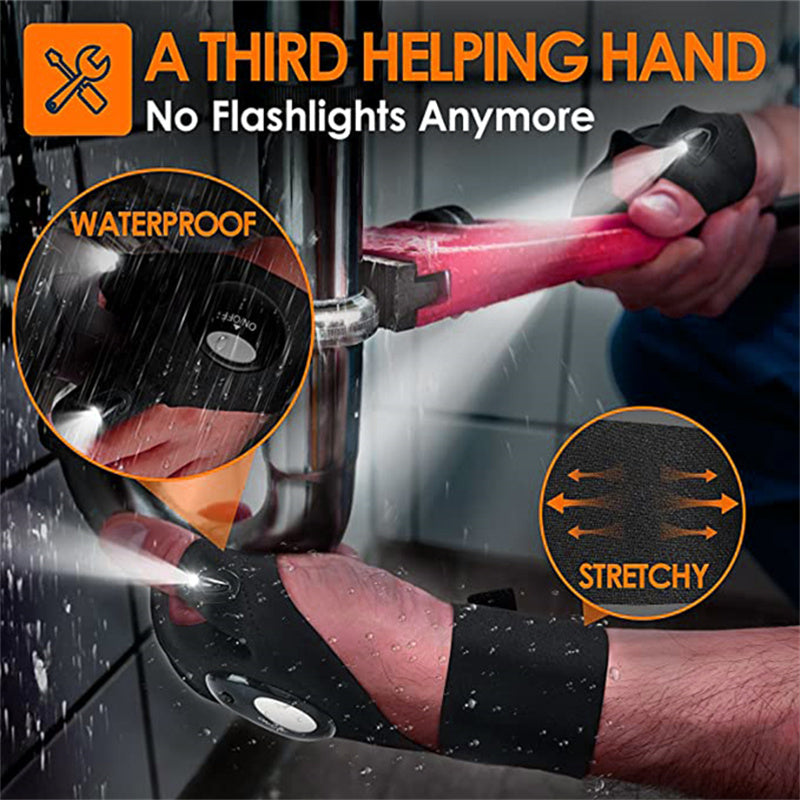 Comfortable LED gloves with waterproof lights | Kalsten