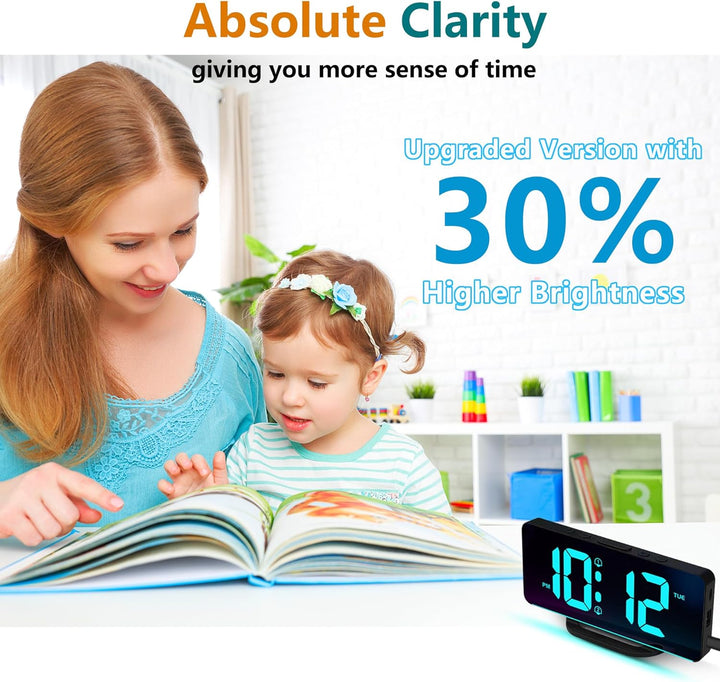Kalsten | 11.5-Inch Digital Calendar Day Clock with 19 Reminders – Claryon