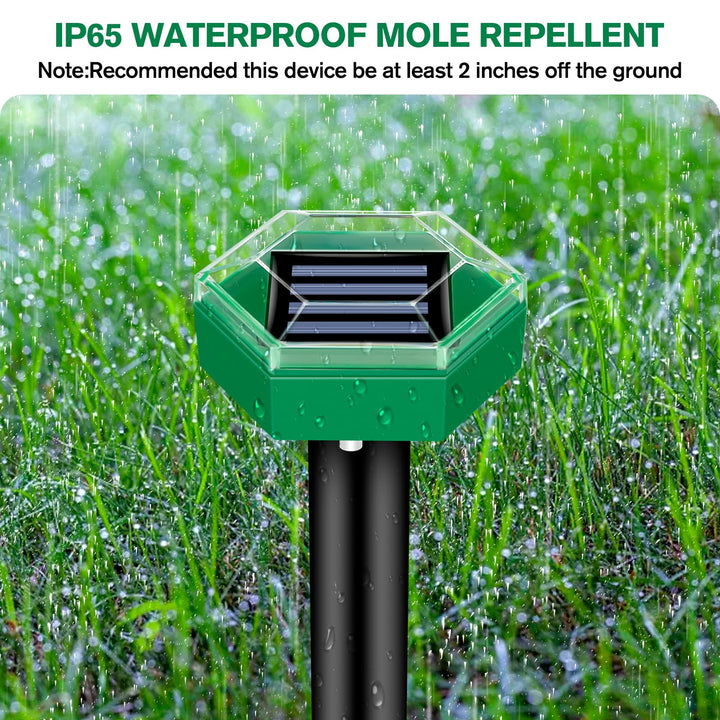 Kalsten | Ultrasonic Mole Repellent 4 Pack
