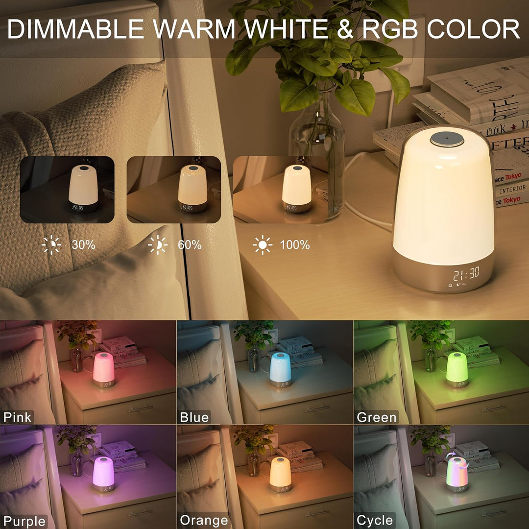 LightStart Wake-Up Lamp – Sunrise Simulation and Dimmable Night Light | Kalsten