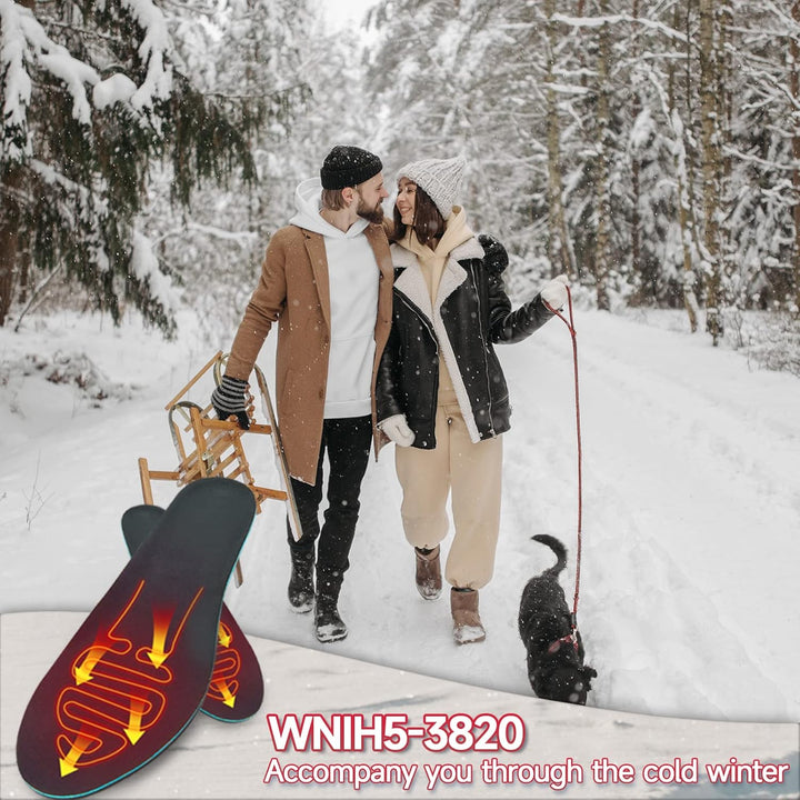 Rechargeable Heated Insoles with Wireless Control