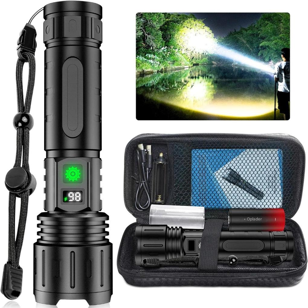 UltraStrong Night Vision Flashlight Pro – Rechargeable aluminum lamp | Kalsten