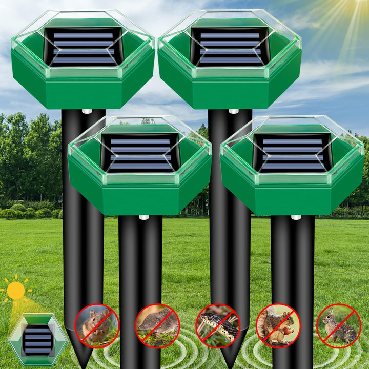 Kalsten | Ultrasonic Mole Repellent 4 Pack