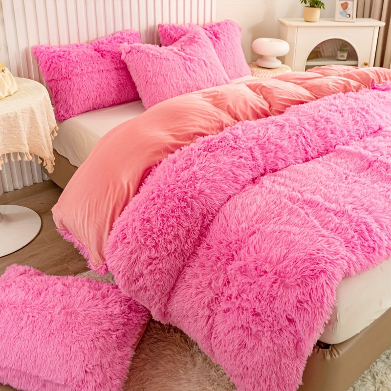 Ultra Soft Plush Duvet Cover Set with Zipper - Luxury & Comfort Kalsten