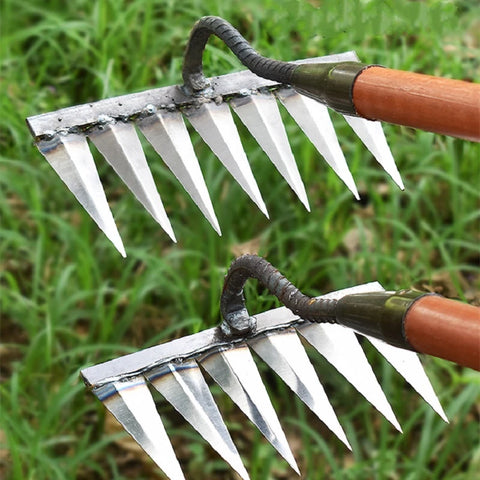 TuinGrijp Carbon Steel Weeding Rake for Garden Maintenance | Kalsten