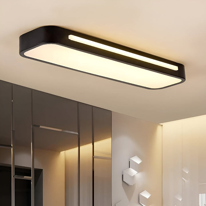Rectangular Ceiling Light – Clear Lines & Modern Design | Perfect for Living Room and Dining Area | Kalsten